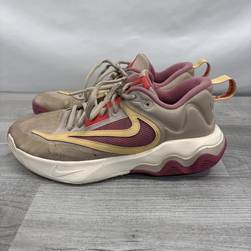 Nike Giannis Immortality 3 Sneakers Mens 8 Fossil Stone Gold DZ7533-200